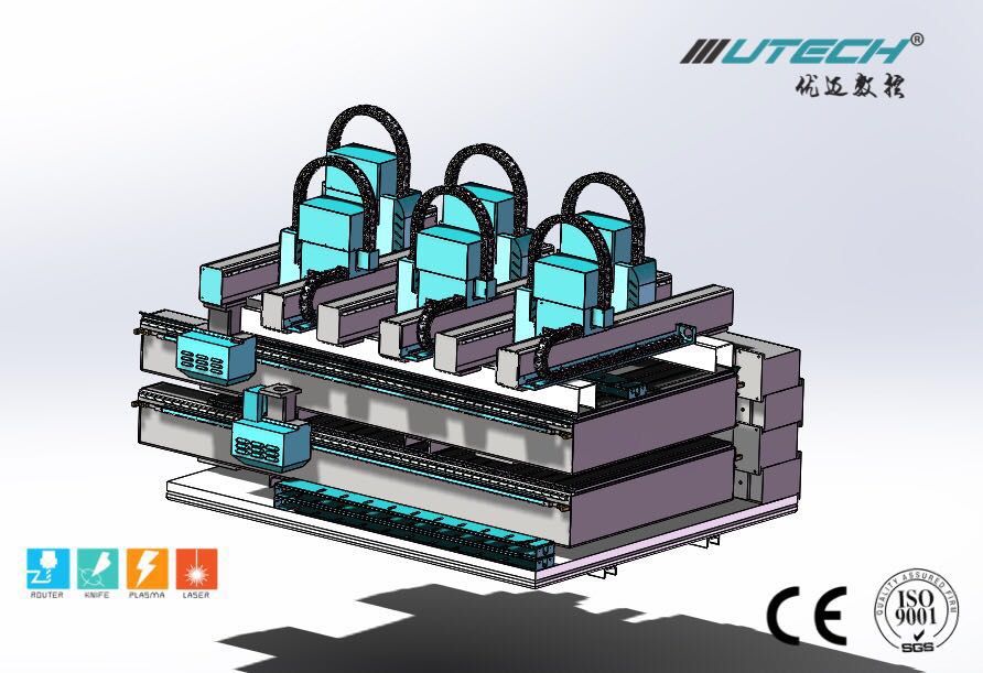 imballaggio del router di CNC