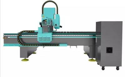 Macchina da taglio per fogli in schiuma di PVC KT CCD più coltello oscillante Router CNC per legno