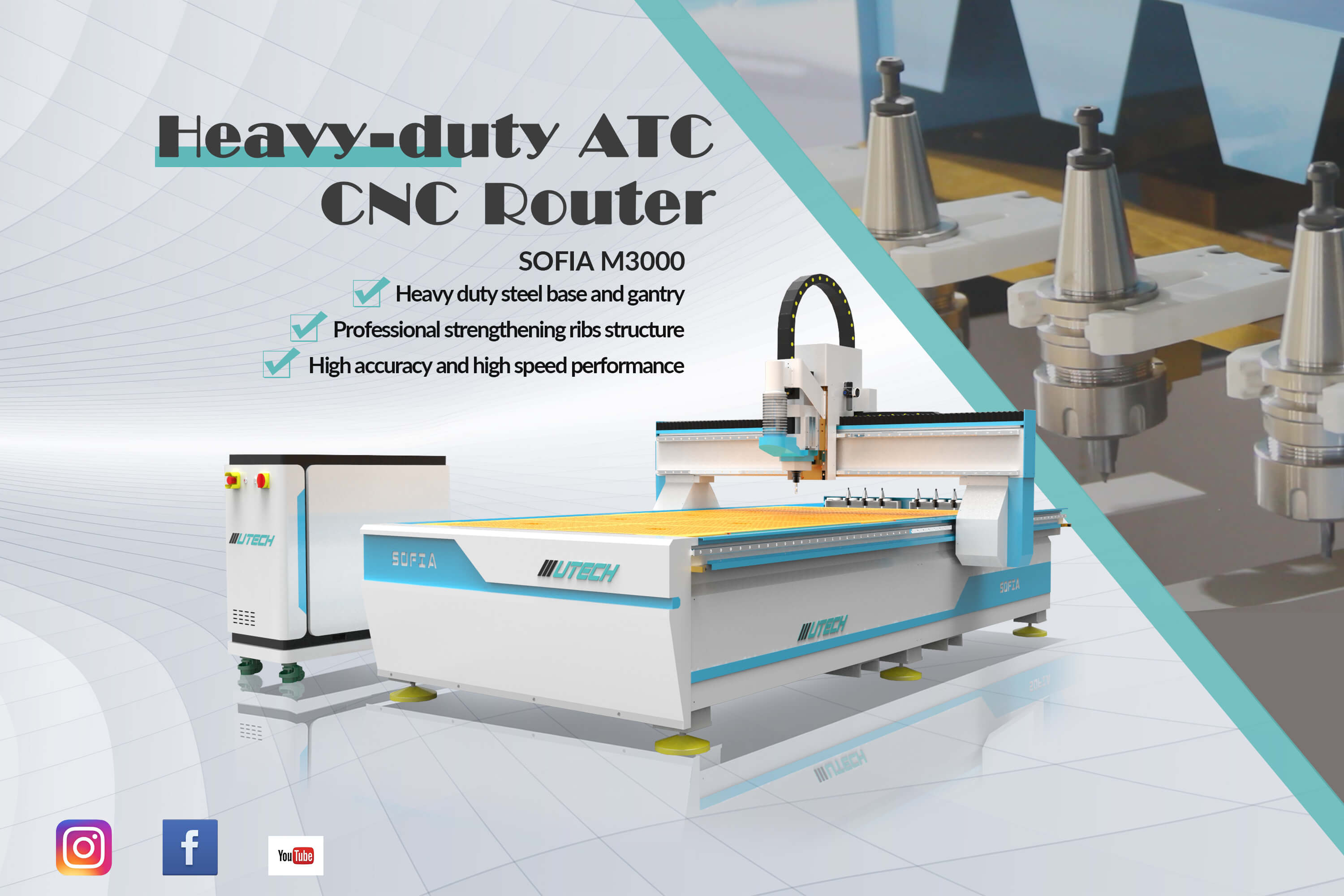 macchina automatica del router di cnc per intaglio del legno 3d