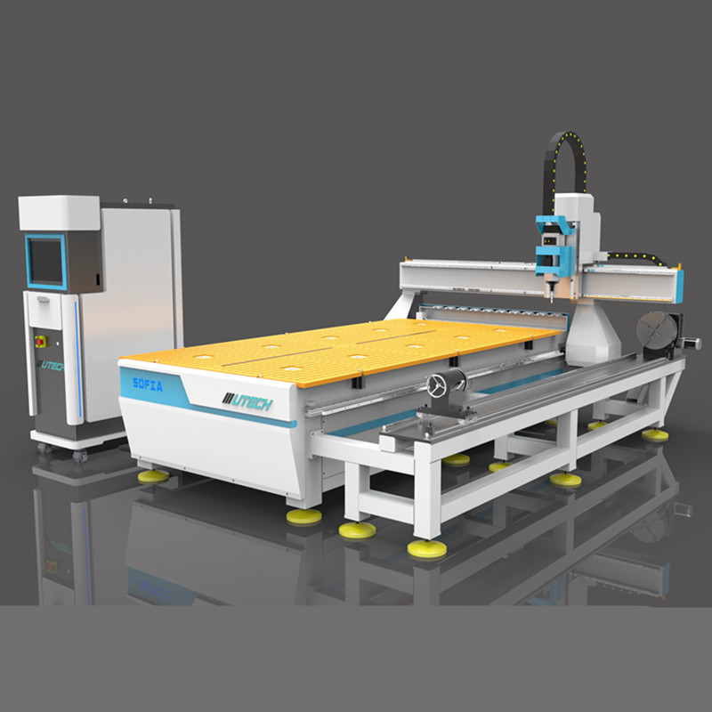 Robusto armadio per mobili per router di legno da 4x8 piedi ATC che realizza una macchina per intagliare il router di CNC