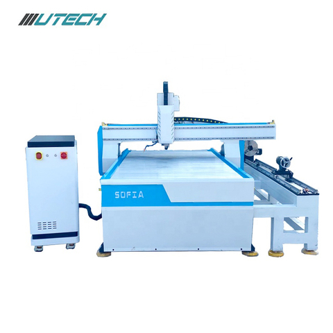 Router CNC Atc automatico in alluminio industriale con rotazione