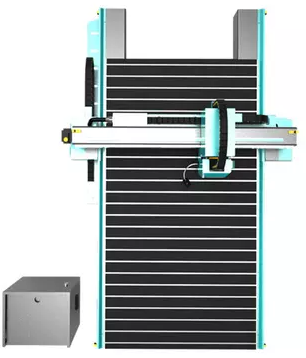 Macchina da taglio per fogli in schiuma di PVC KT CCD più coltello oscillante Router CNC per legno